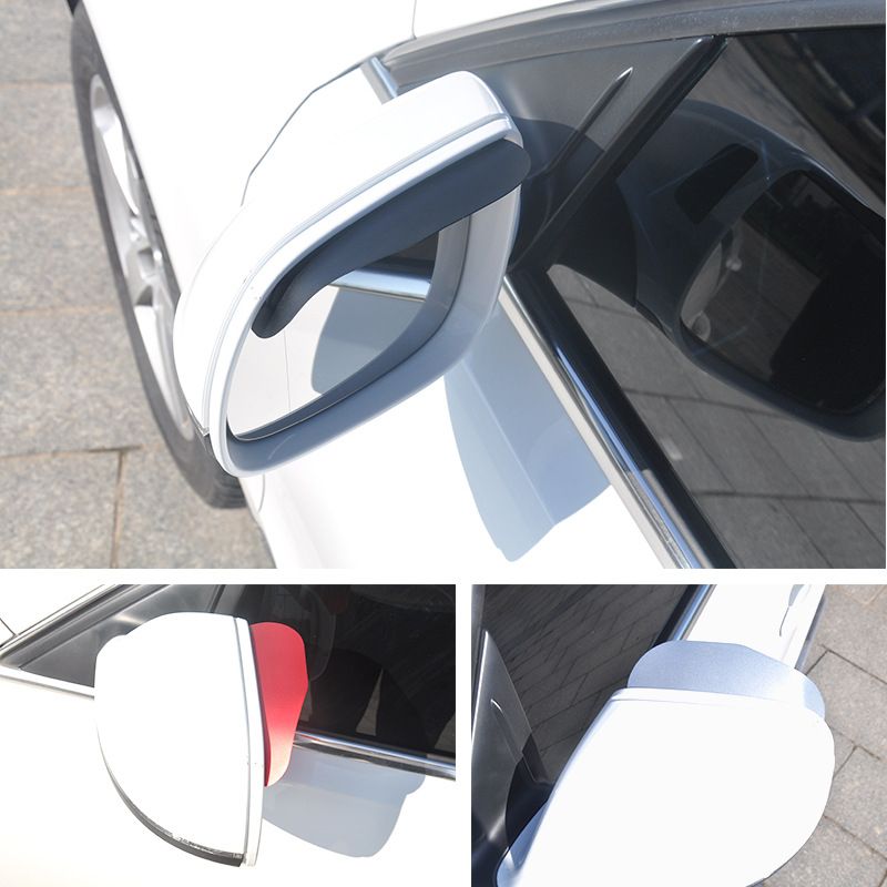 The car rearview mirror rain shield is made of aluminum alloy, which is heat-resistant and does not deform. It provides rain and rain protection for rearview mirrors