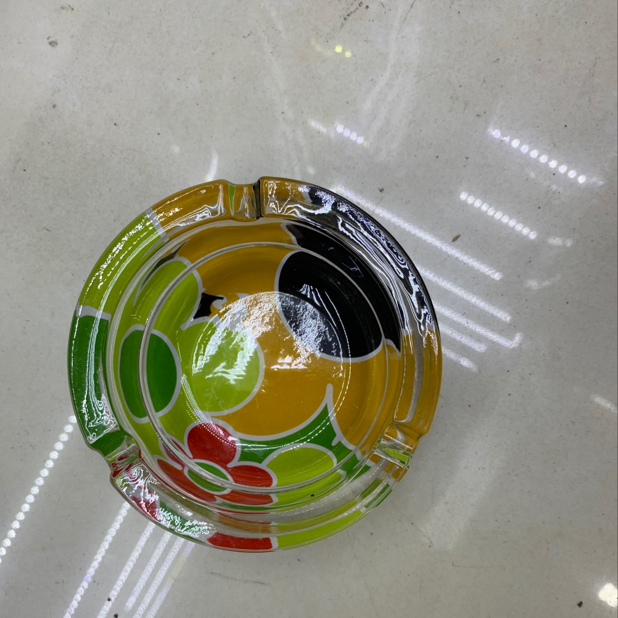 Printed base ashtray details Picture