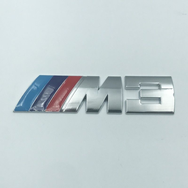适用于宝马M车标贴标志5系M3 M5 X1M X3M X5M X6金属车贴后尾标详情4