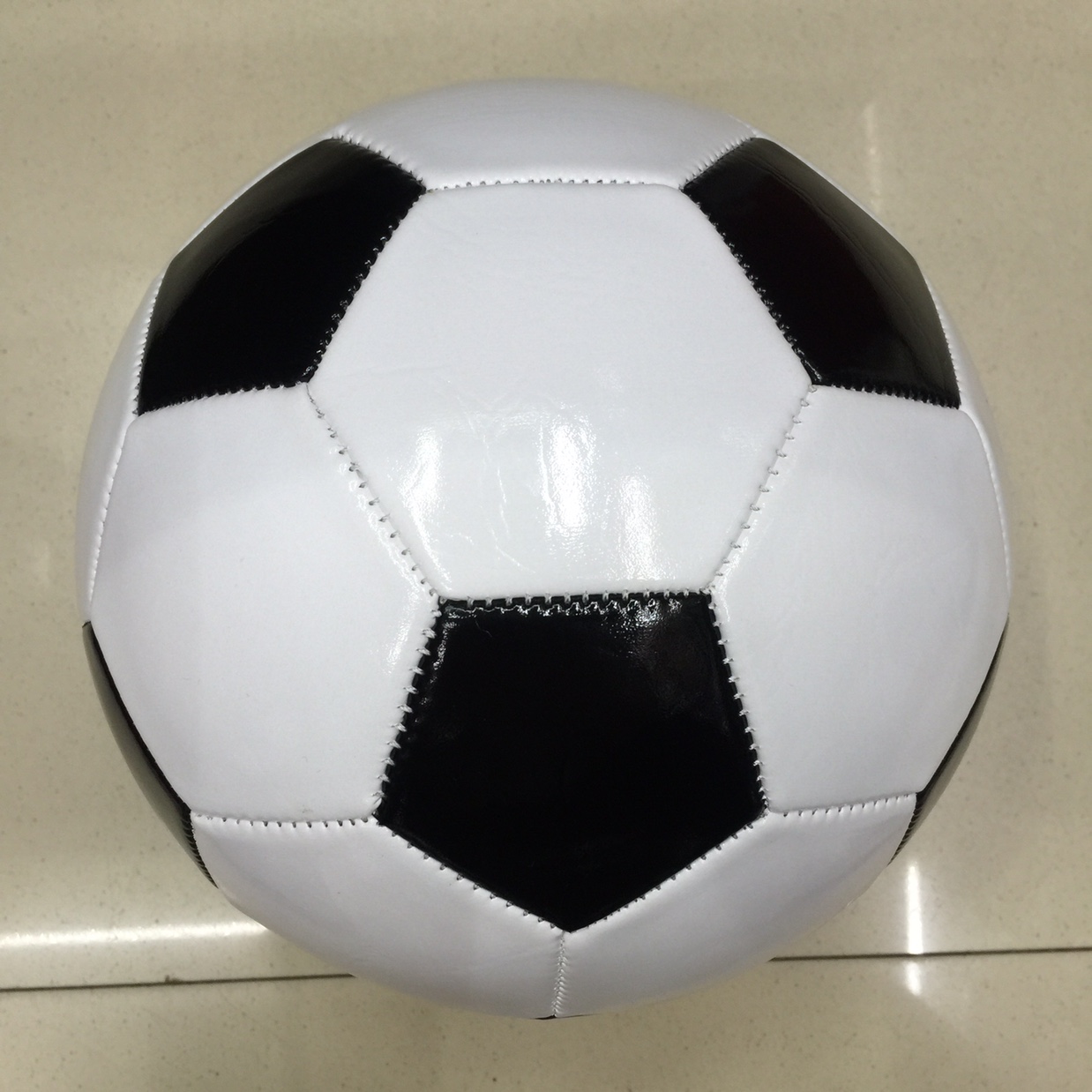 No.4 black and white football thumbnail