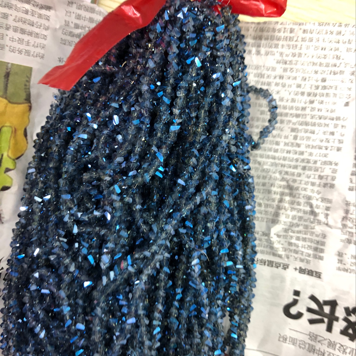 4#尖 遵挺水晶 韩式 绚丽多彩 美丽