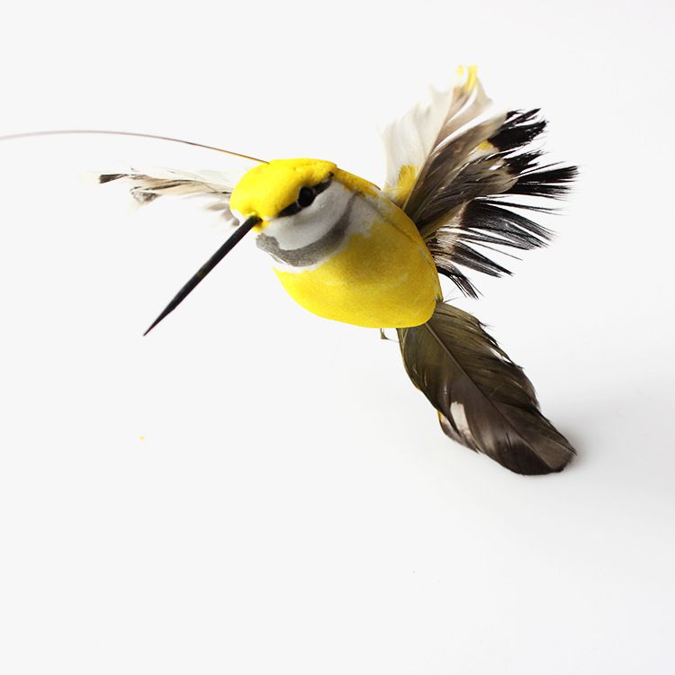 The latest solar-powered simulated hummingbird, simulated sunflower, electric flying plastic resin handicrafts, and flying bird toys Specification image