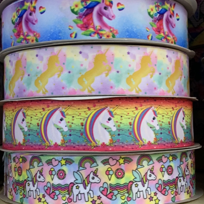 2.5公独角兽数码印罗纹带产品图