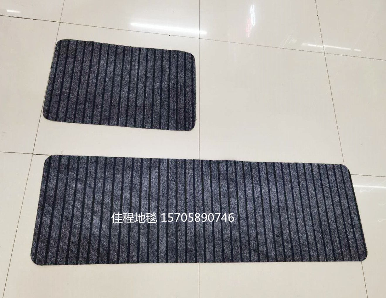 7-striped kitchen combination mat, striped kitchen mat, pvc kitchen foot mat, anti-slip door mat, polypropylene floor mat, household mat full figure