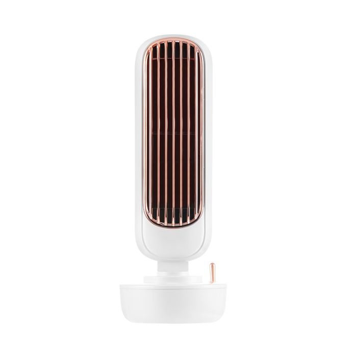 2020 New retro humidifying tower fan, creative 2-in-1 spray fan, desktop USB all-in-one humidifying fan Item Picture
