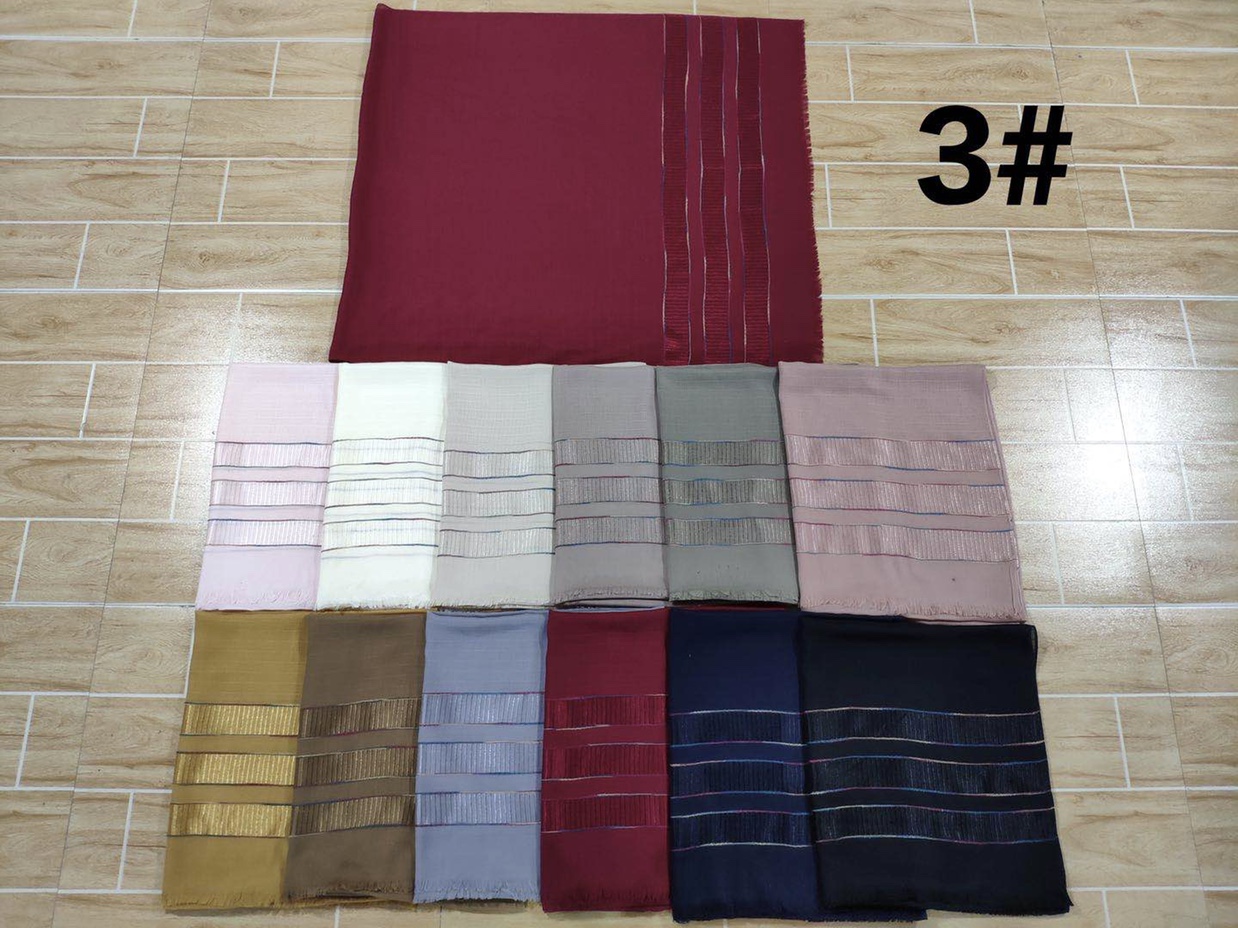 Gold scarf
Jacquard solid color series 3