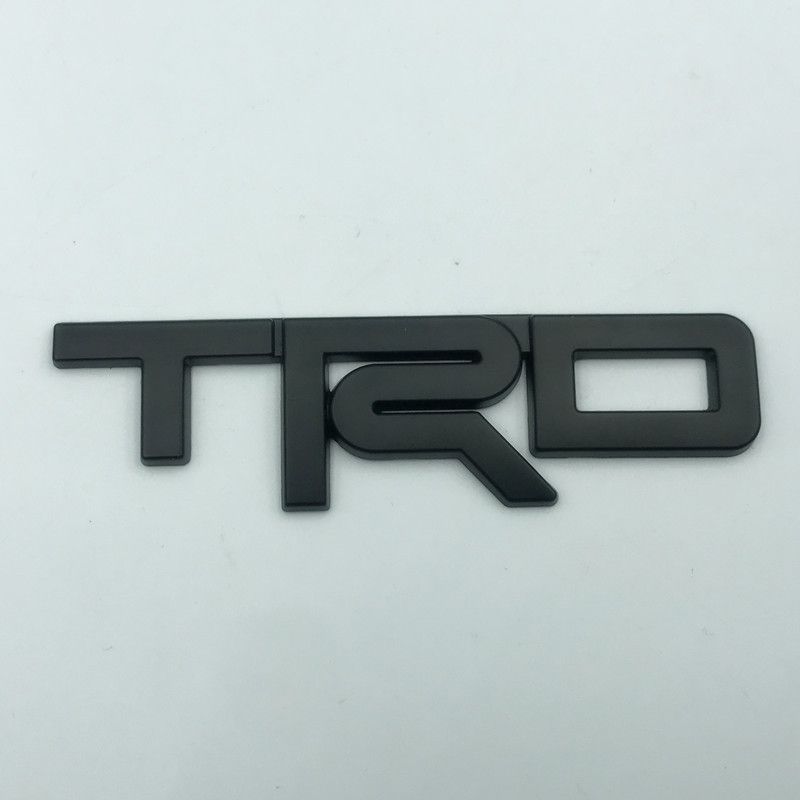 新款TRD金属贴改装车身贴标后备箱尾标贴3D立体车标贴TRD改装贴标详情5