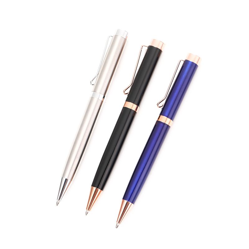 Customized logo advertising gift metal ballpoint pens made by Xinmei details Picture