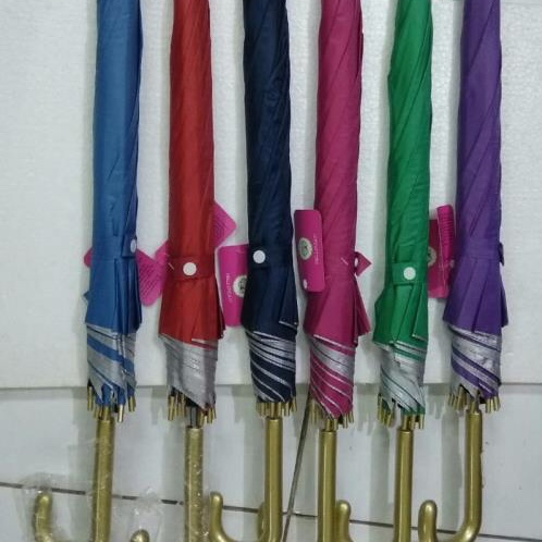 60Cm 8K Silver Rubber Sunshade Umbrella
