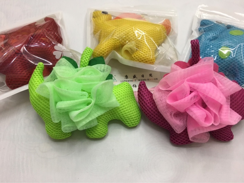 恐龙浴球浴花/浴花/浴球产品图