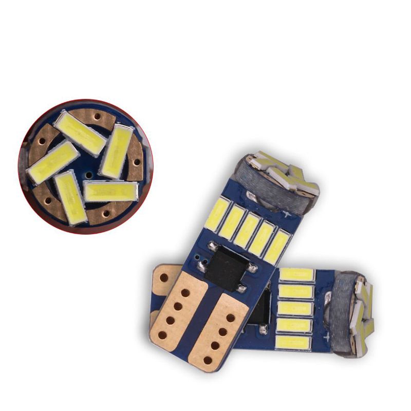 Decoding width indicator light T10 4014 15smd width indicator light High-brightness reading light Automotive export car light Specification image