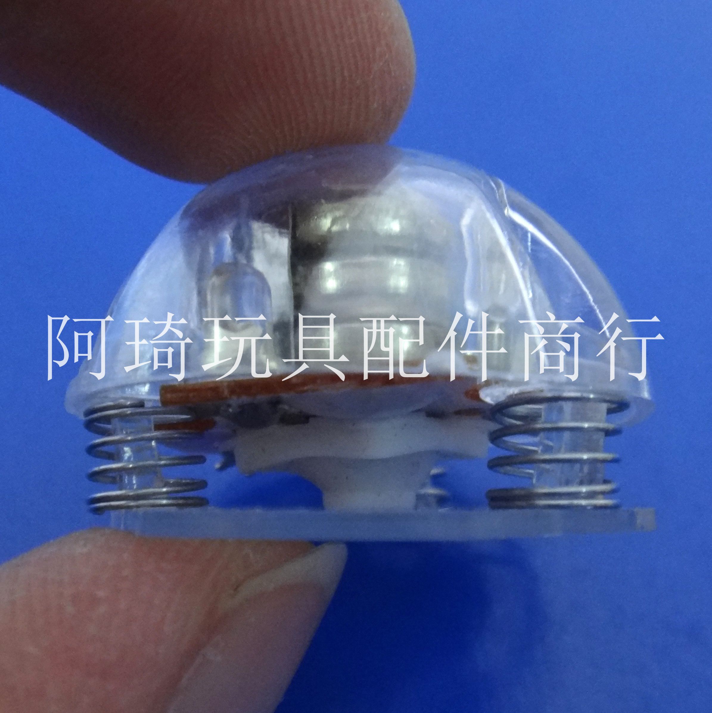 玩具配件半球形挤压闪灯红绿蓝三色详情图1