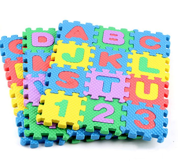 儿童数字字母拼板eva泡沫拼图玩具益智玩具拼图儿童拼图厂家直销详情图4