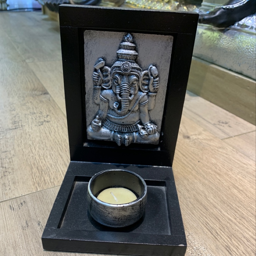 创意佛像摆件烛台工艺品 佛牌神像家居装饰品