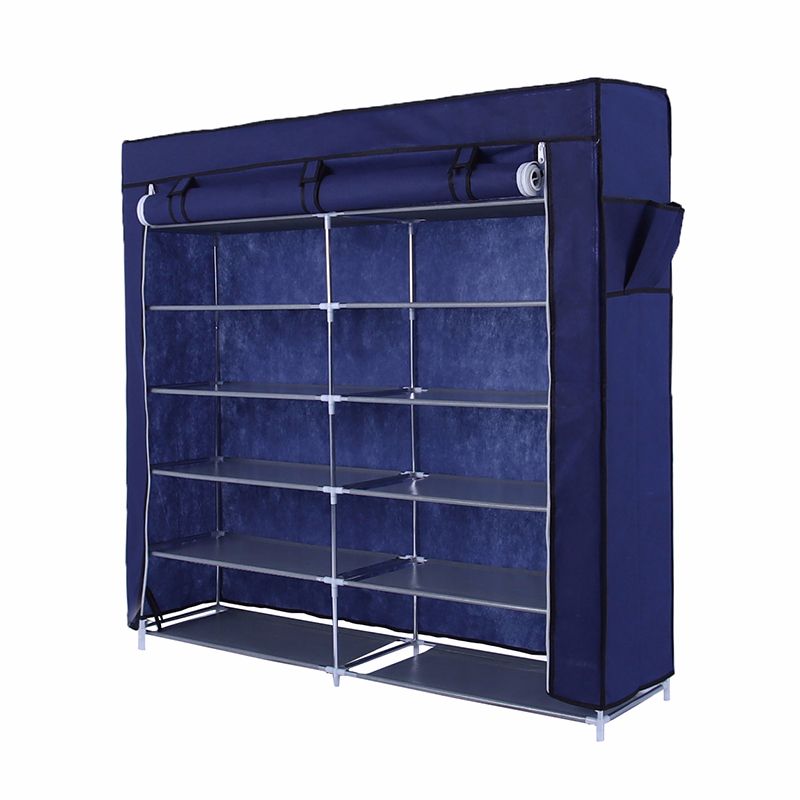 收纳布衣橱鞋架 T-2712A六排双层鞋架详情图1