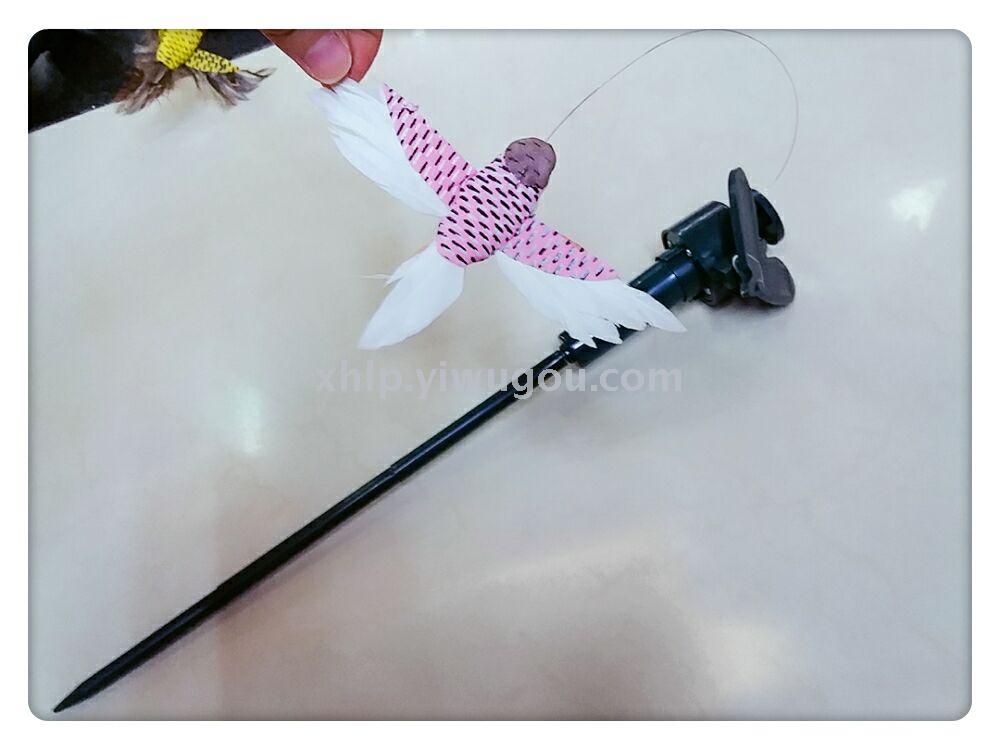 New solar-powered hummingbird garden decoration simulation butterfly cat toy resin handicraft bird Application Scenario