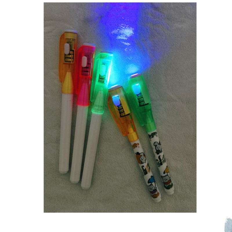 Invisible pen, vanishing pen, magic pen, ultraviolet light visible character lamp pen detail image 6