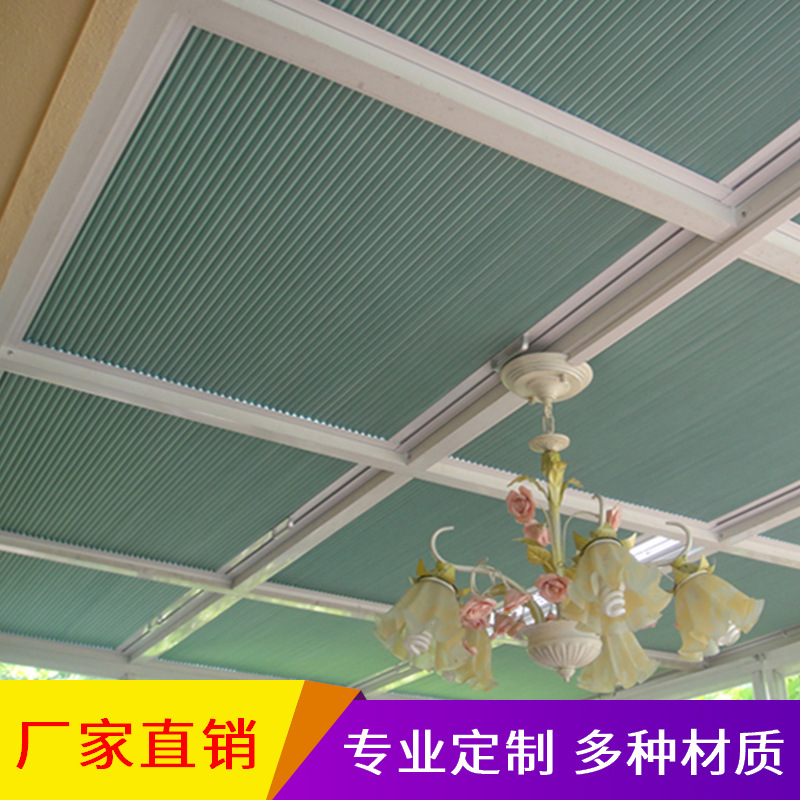 New style factory direct sales available for retail and wholesale of full sunshade ceiling curtains and sunroom curtains Application Scenario