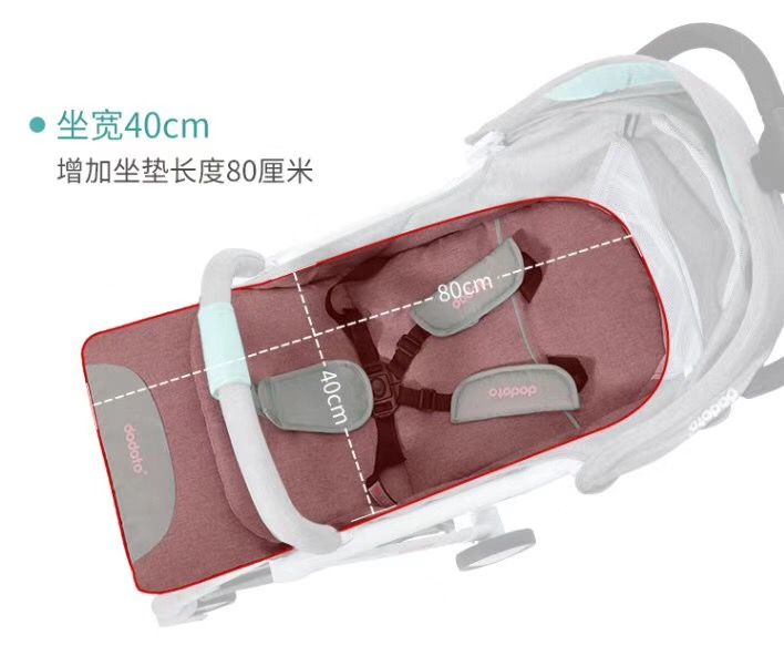 马卡龙新色儿童口袋车可折叠婴儿车可带上飞机童车详情图8