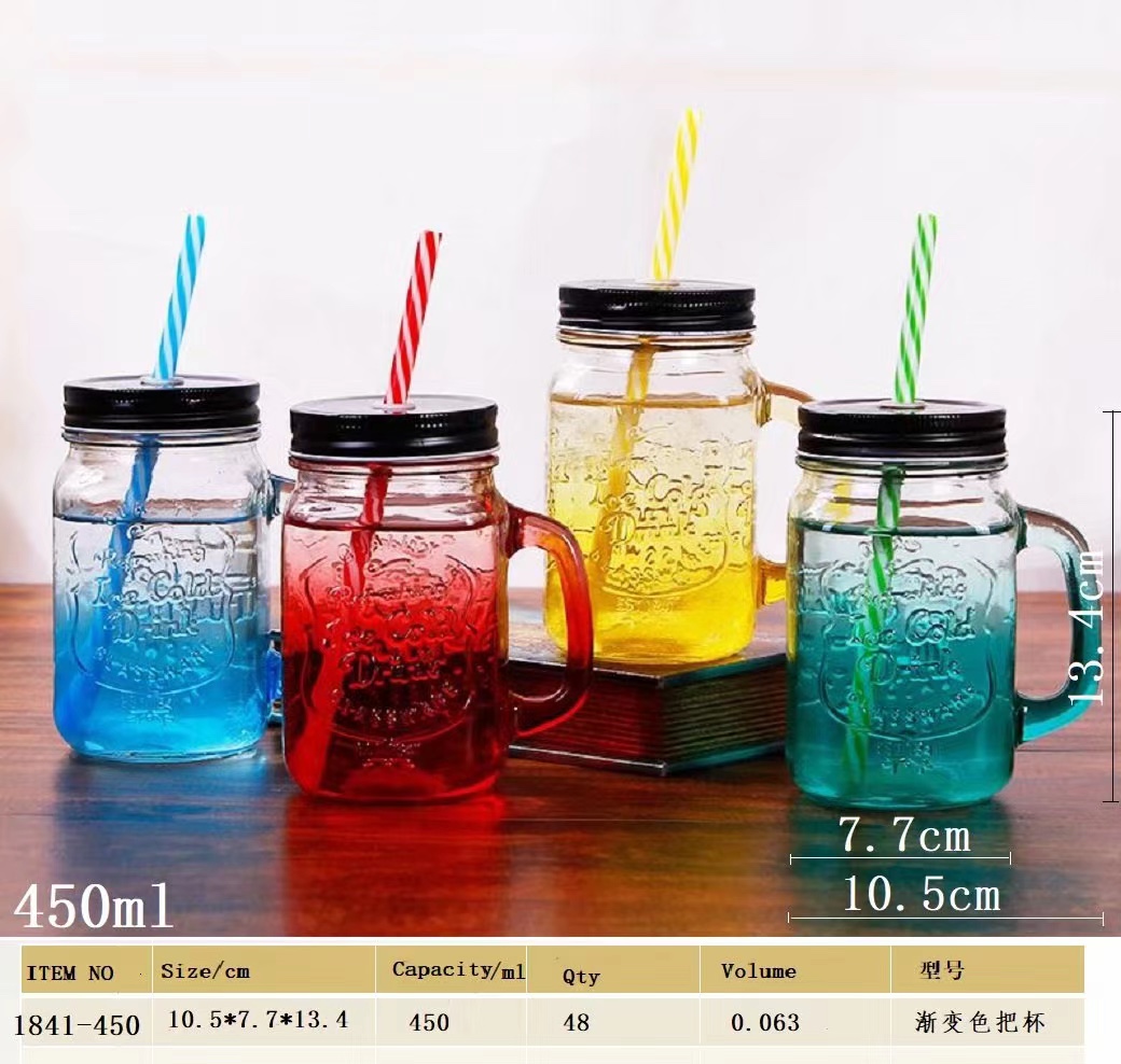 喷色手把杯产品图