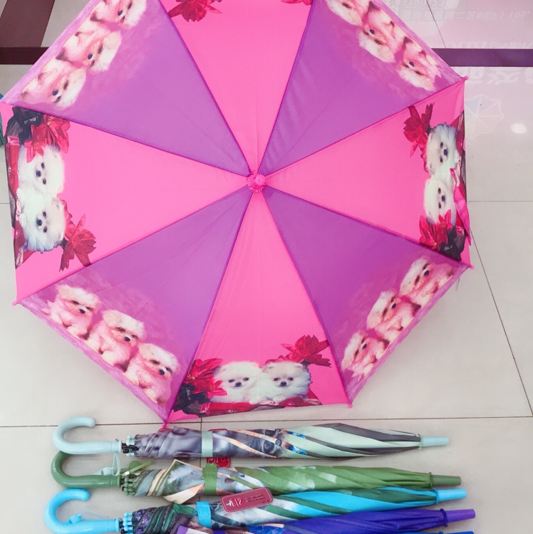 Item No. 5002 Touch Cloth Heat Transfer Umbrella For Children