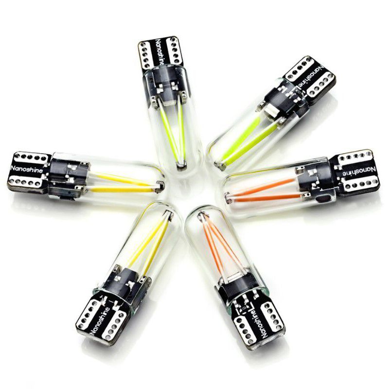 The new T10 COB filament glass width indicator light for automobiles is a bestseller in foreign trade detail image 5