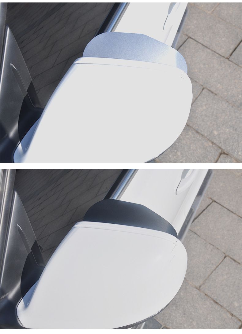 The car rearview mirror rain shield is made of aluminum alloy, which is heat-resistant and does not deform. It provides rain and rain protection for rearview mirrors detail image 9