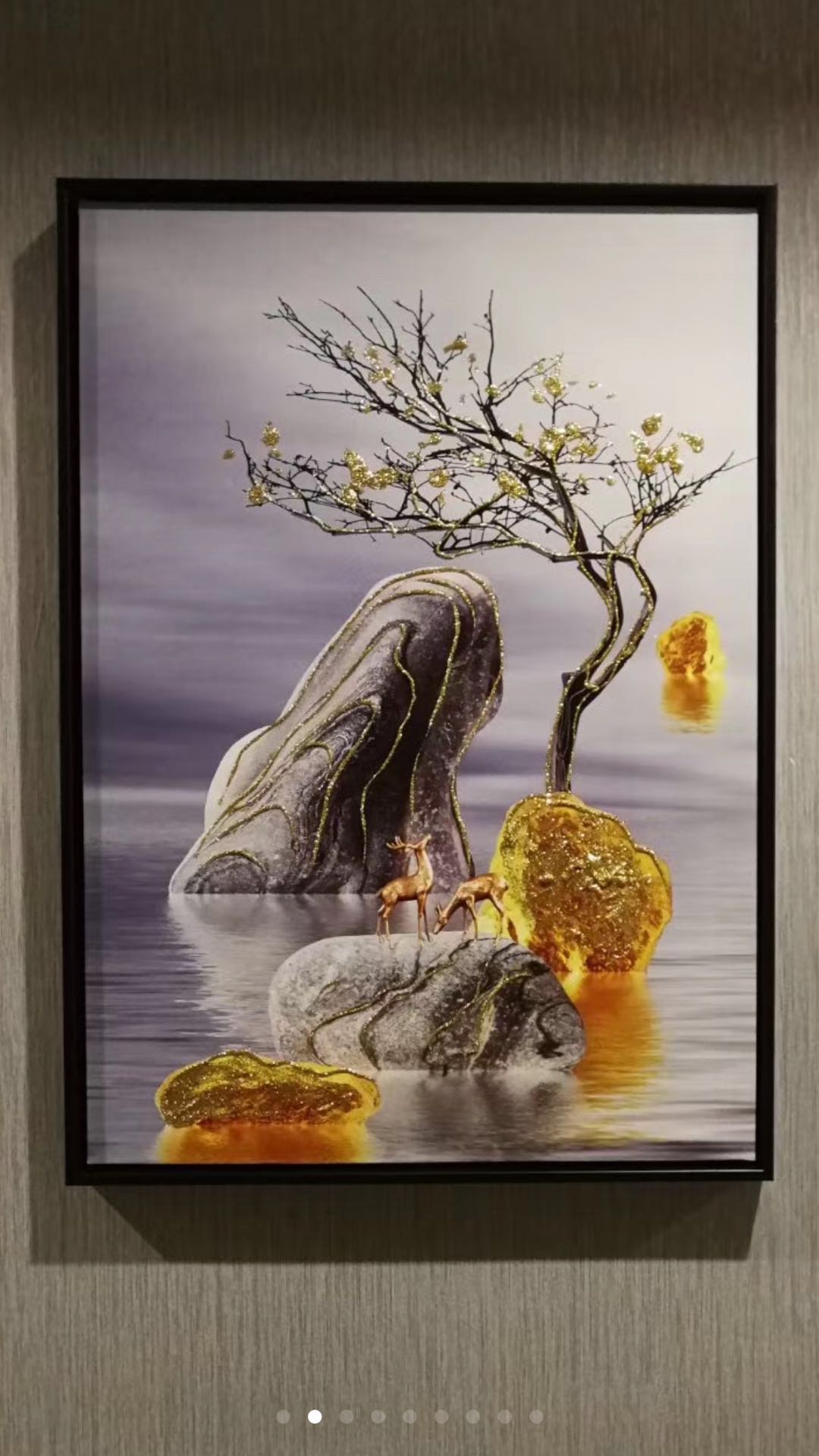 Nordic Light Luxury Decoration Decoration Painting Living Room Dining Room Hanging Painting Wall Painting Specification drawing