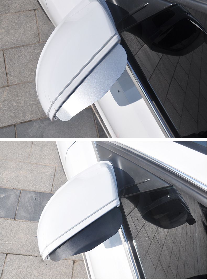 The car rearview mirror rain shield is made of aluminum alloy, which is heat-resistant and does not deform. It provides rain and rain protection for rearview mirrors detail image 6