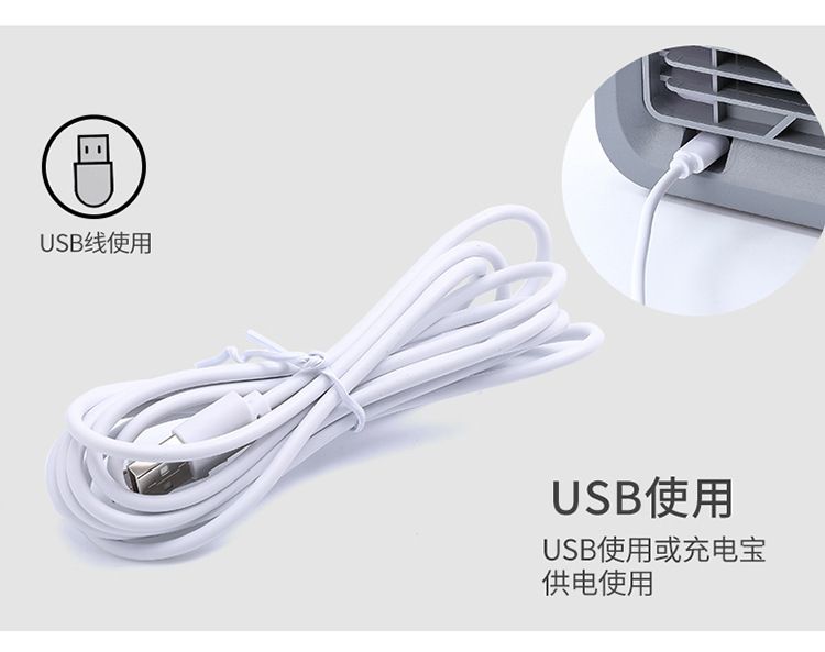Factory direct sales of mini cold air fans, car USB cold air fans, portable office and dormitory air conditioners detail image 2
