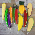 韩国文具 创意水果蔬菜圆珠笔 塑料带磁铁工艺个性笔 热销小礼品
