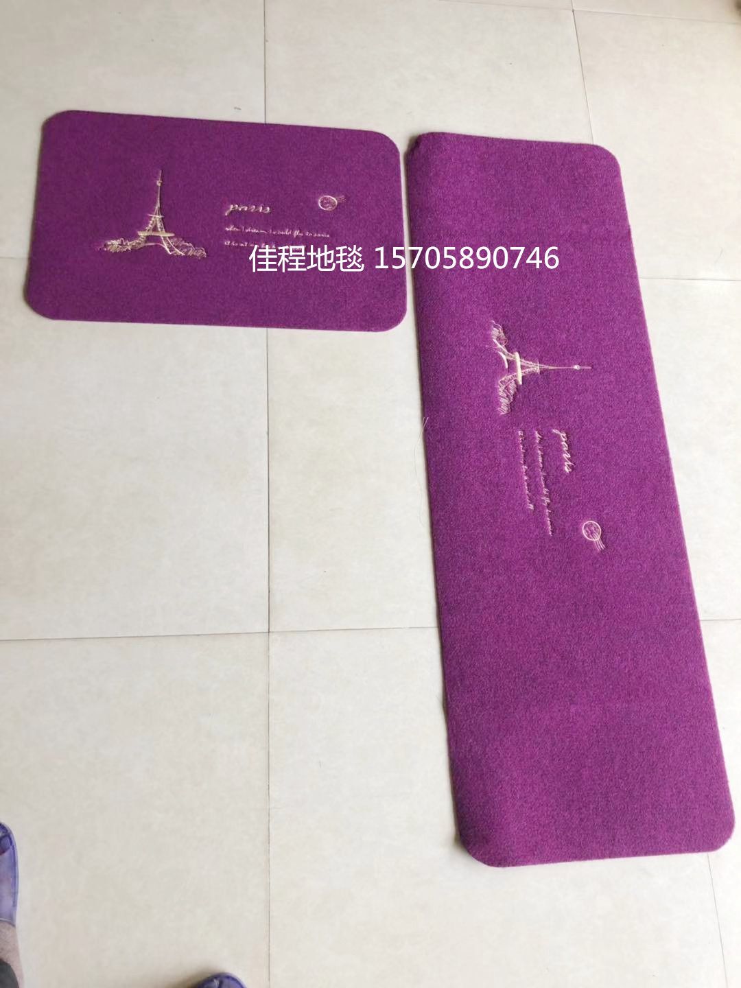 New best-selling and affordable embroidered rubbing pads, kitchen 2-piece set, kitchen pads, household pads, water-absorbing and anti-slip pads, combination pads Application Scenario
