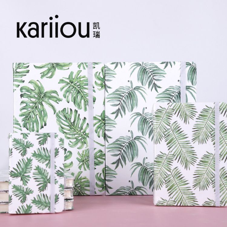 North Europe plant notebook simple and fresh student notebook stationery wholesale can be customized thumbnail