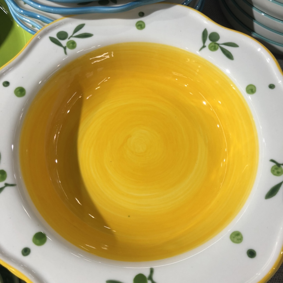 小清新陶瓷果盘色拉盘可爱风小资生活35