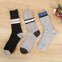 College long cotton socks