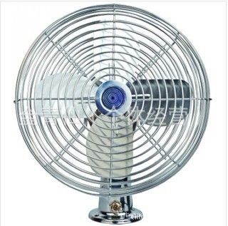 Car electric fans 12V and 24V car metal four-blade fans 6-inch and 8-inch car fans