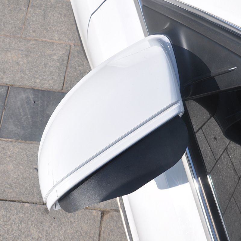 The car rearview mirror rain shield is made of aluminum alloy, which is heat-resistant and does not deform. It provides rain and rain protection for rearview mirrors Specification image