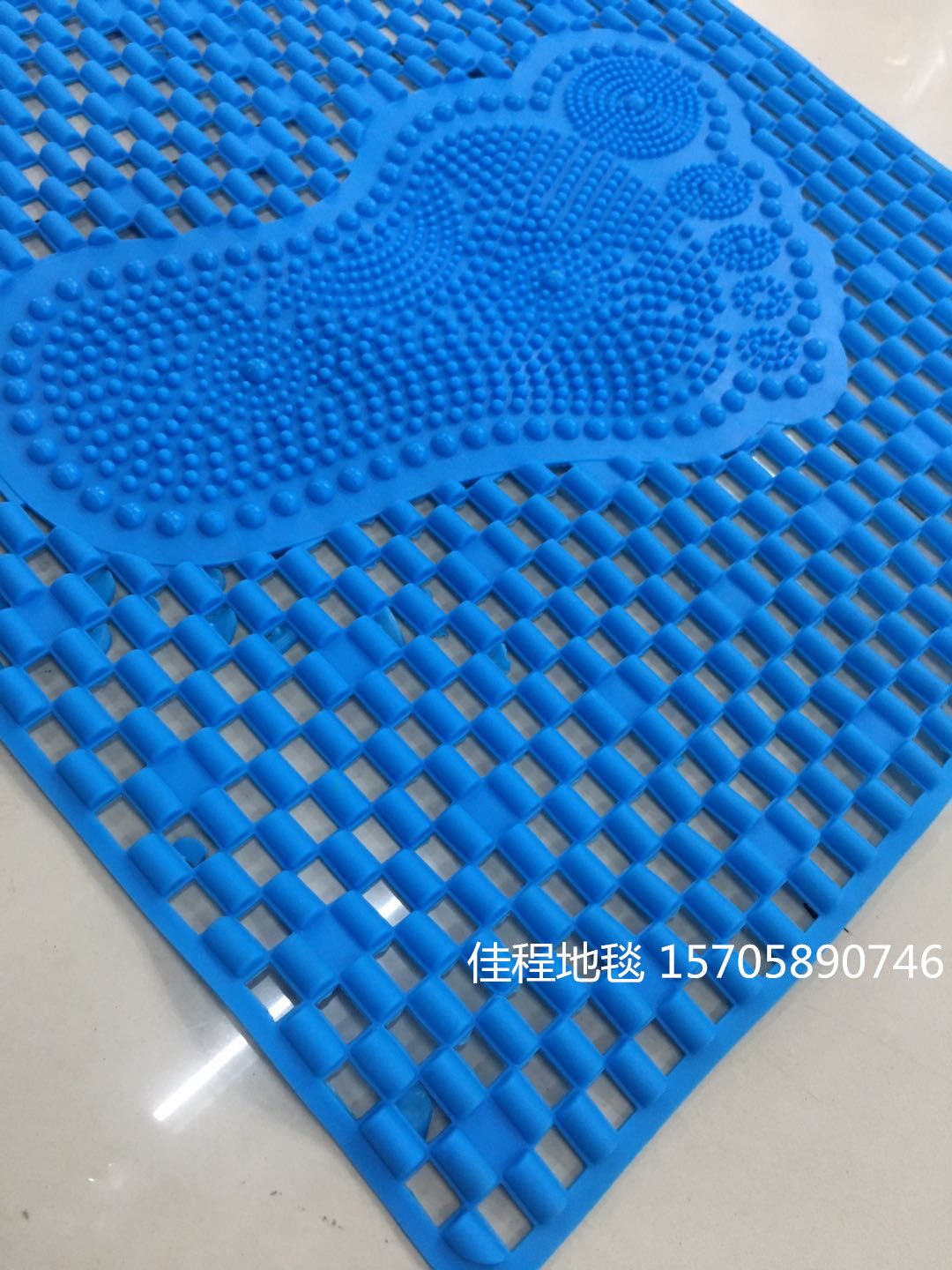 New anti-slip bathroom mat chain foot mat, bathtub anti-slip mat, pvc floor mat, door mat, pvc foot mat full figure