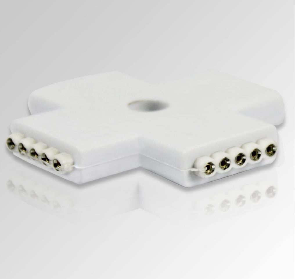 5 pin cross + shape LED strip connector