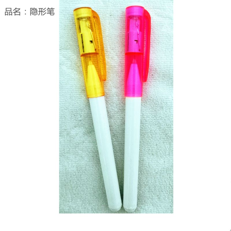 Invisible pen, vanishing pen, magic pen, ultraviolet light visible character lamp pen detail image 1