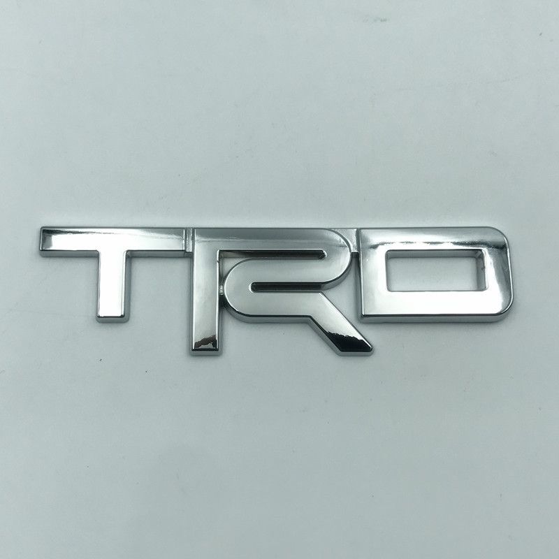 新款TRD金属贴改装车身贴标后备箱尾标贴3D立体车标贴TRD改装贴标详情4