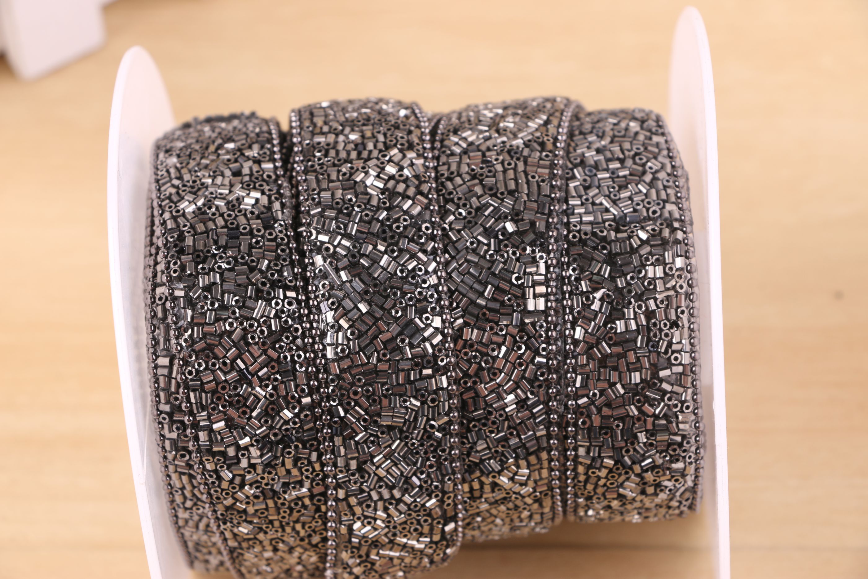Glass tube plastic mesh clothing accessories drill DlY hot melt back rubber drill sash drill strip hot drill thumbnail