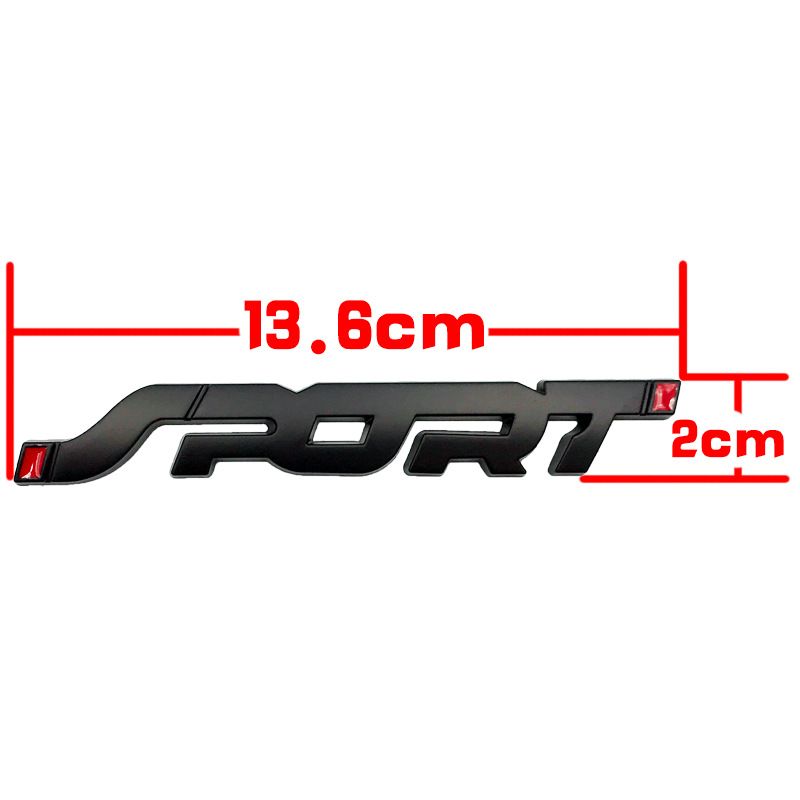 适用于福特新蒙迪欧福克斯嘉年华改装运动车标sport尾标SPORT车贴详情1