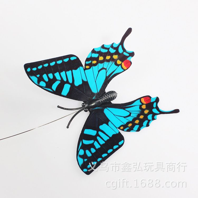 太阳能逗猫仿真蜂鸟 电动仿真蜻蜓飞鸟玩具 树脂工艺品园艺装饰详情5