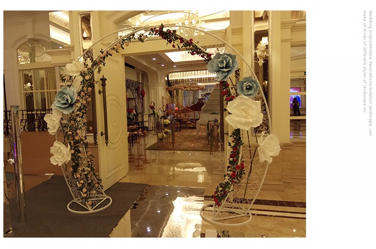 新款爱河背景婚庆道具婚庆用品空中挂件吊顶吊饰水晶酒店天花板装饰铁艺详情图6