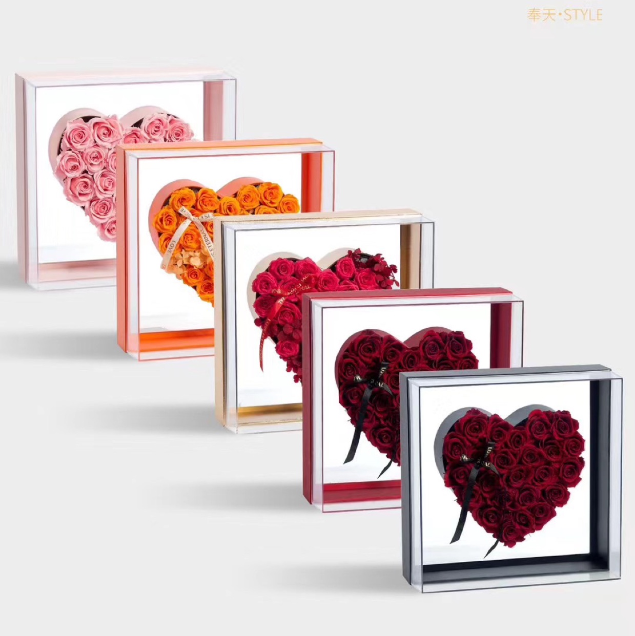 Acrylic Transparent Love Box details Picture
