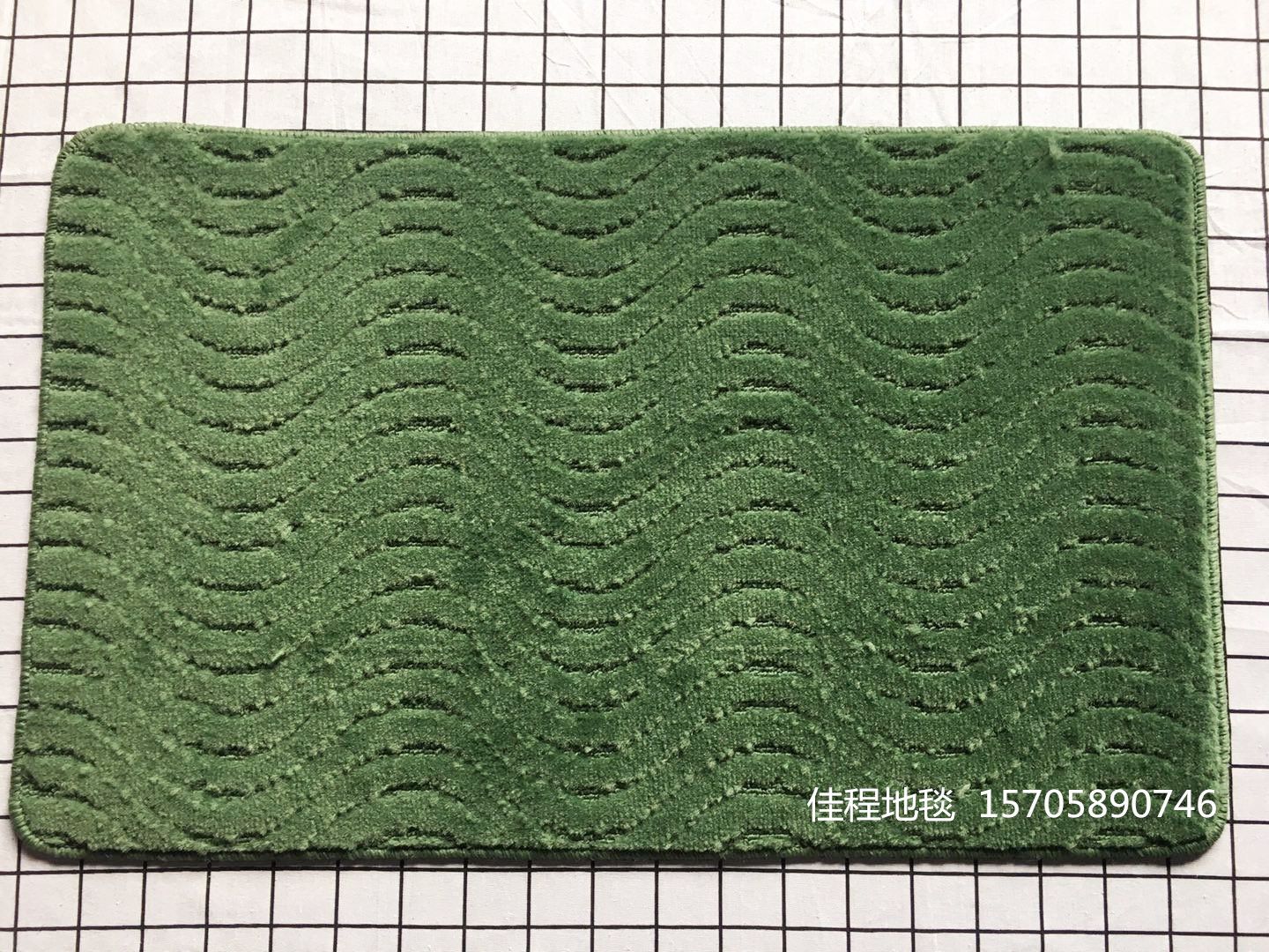 TPR single-color polypropylene jacquard floor mat, new anti-slip floor mat, entrance floor mat, anti-slip feet, single-color polypropylene floor mat Item Picture