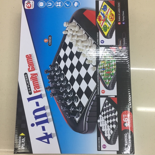 国际象棋 4🈴️一棋盘 带磁性棋 组合棋