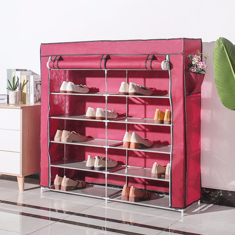 收纳布衣橱鞋架 T-2712A六排双层鞋架详情图3