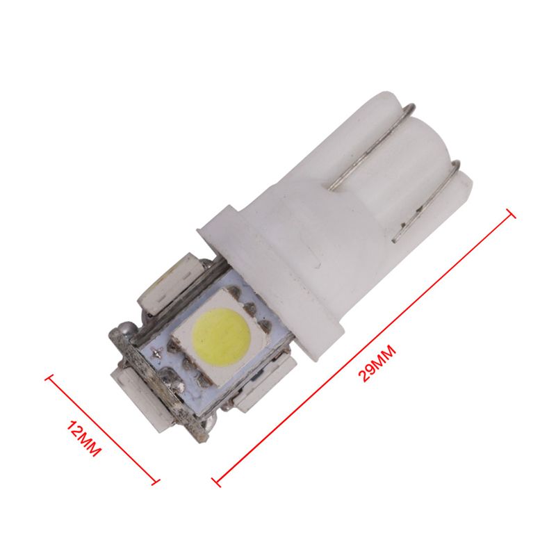 led car lights W5W T10 5050 5SMD width indicator lights Car reading lights license plate lights led bulbs pic 5